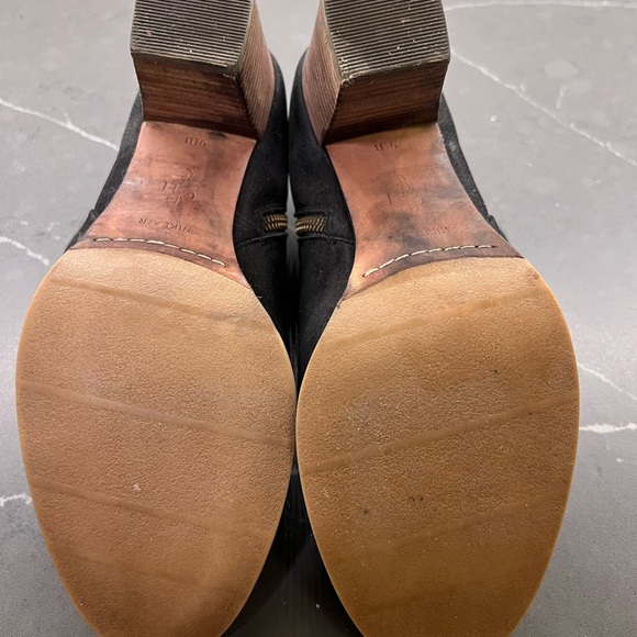 Cole Haan Black Suede 3” Booties. Size 9 ½ - Picture 3 of 6